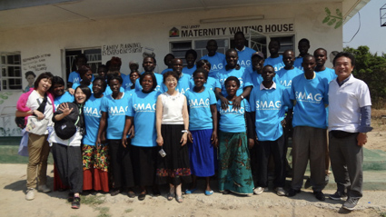 ザンビア母子保健推進員（SMAG）の活動を支援