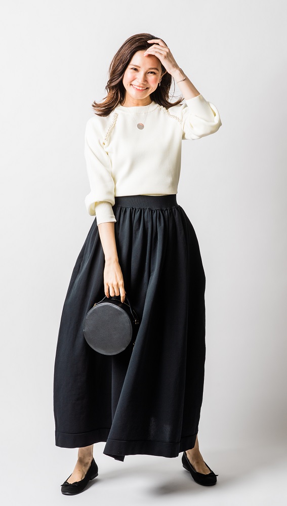 ローラパールロングスリーブニット”が登場！ | 青木愛オフィシャル