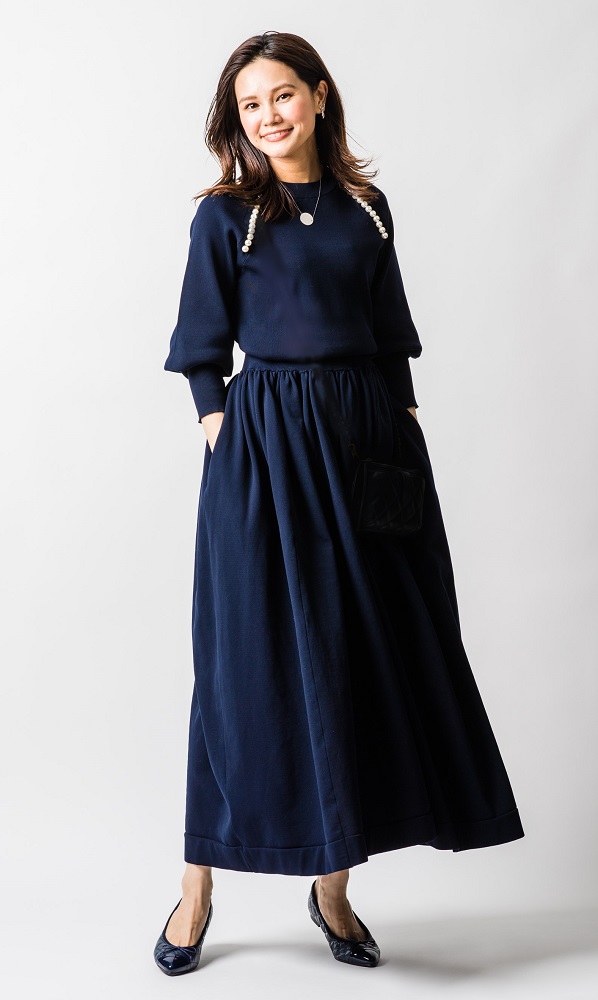 ローラパールロングスリーブニット”が登場！ | 青木愛オフィシャル