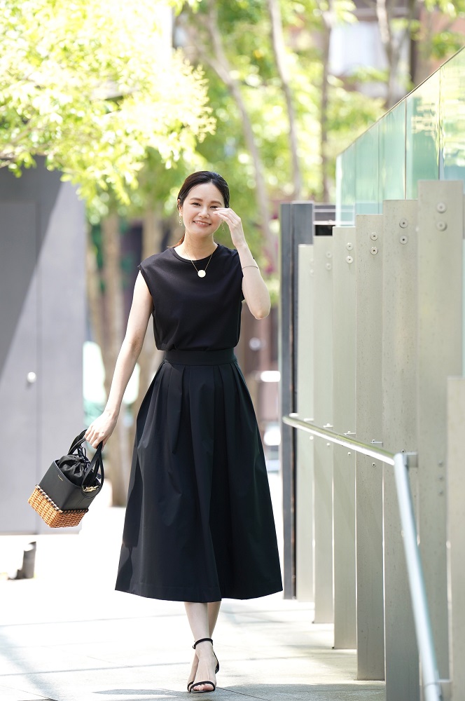 セリーヌ シルクフレアースカート 36 セリーヌ シルクフレアースカート  