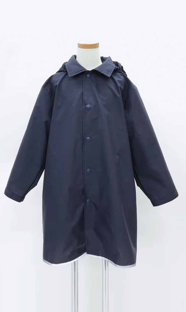 キッズレインコート紺