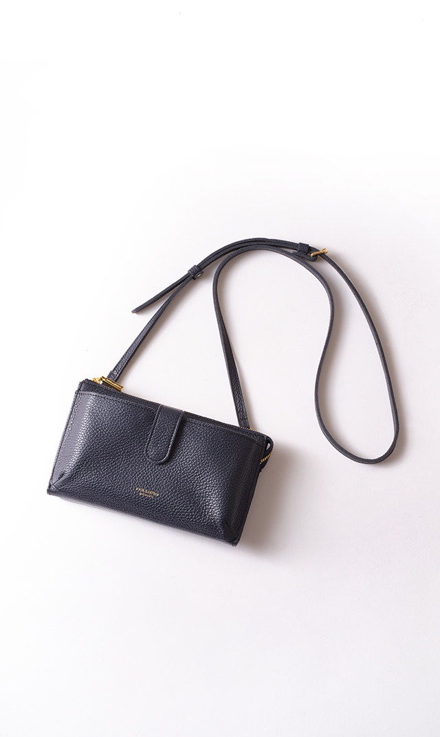 ヴィオラドーロVIRINA別注カラー/ADORIAスマホポシェット紺