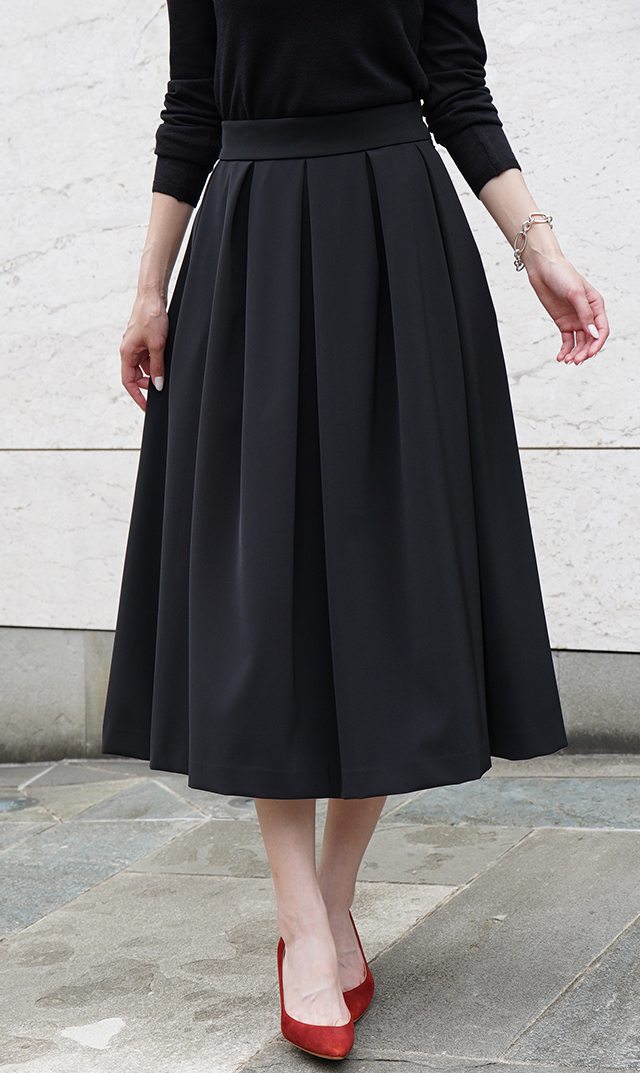 TUCK VOLUME SKIRT | PRICE REVISION | MADISONBLUE