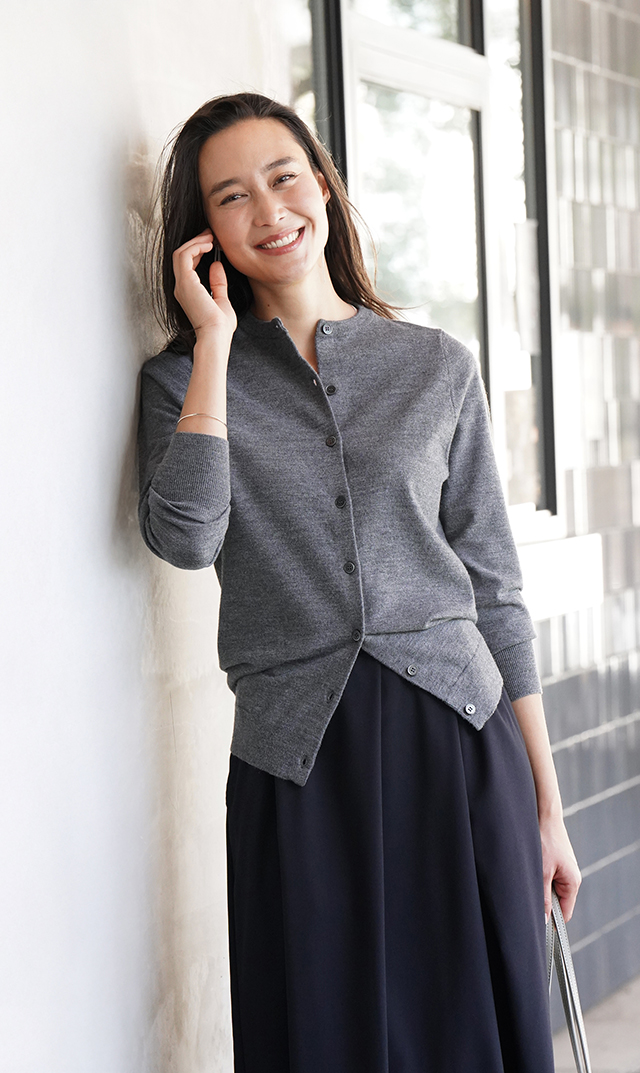 グレー×ネイビー