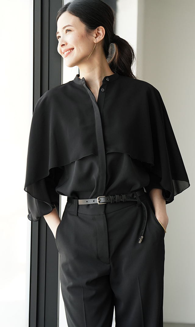 太すぎず細すぎず、絶妙なサイズ感と程よいストレートシルエットに