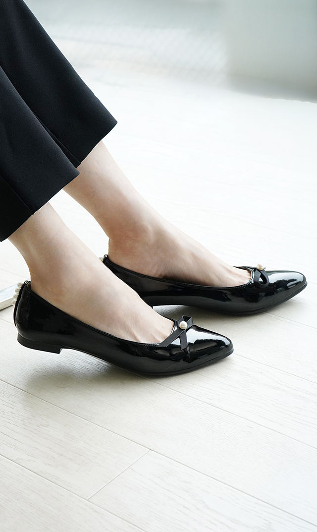 ミラ パールパンプス デザインのこだわり