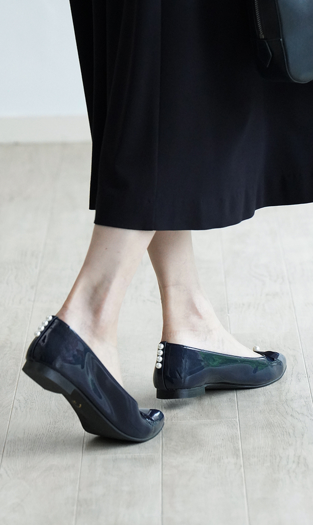ミラ パールパンプス デザインのこだわり