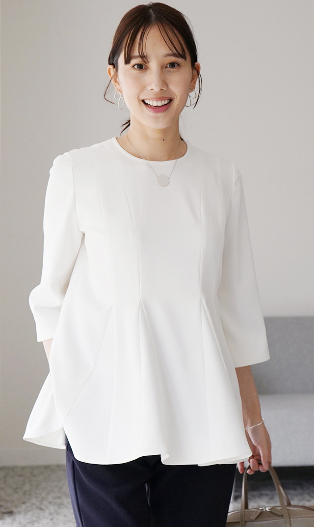 ★【美品】OHGA フェアリーブラウス　ホワイト ☆OHGA フェアリーブラウス ホワイト